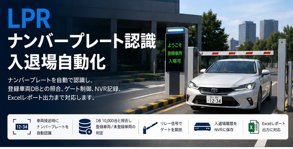UNIMO LPR ナンバープレート認識 入退場自動化カタログ