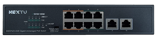 8ch PoEハブ　PoE3008GF