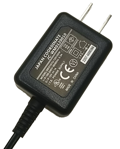 電源アダプター(1A)　JC-120010