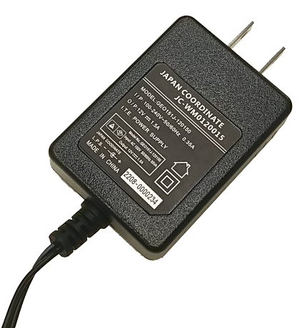 電源アダプター(1.5A)　JC-120015